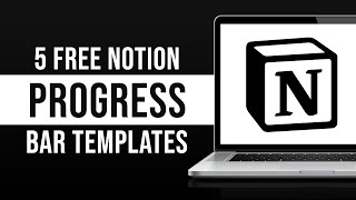 5 Free Notion Progress Bar Templates Progress Bar Notion Template [upl. by Erdnua]