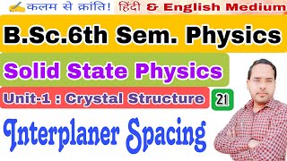 Solid State PhysicsLec21BSc 6th Sem Physicsby Navneet Gautam [upl. by Particia]