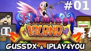 Flamingo Island 01  Gussdx amp Iplay4you  minecraft fr hd [upl. by Nosnor327]