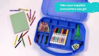 Crayola® Ultimate Art Supplies with Easel Demo [upl. by Aliak]