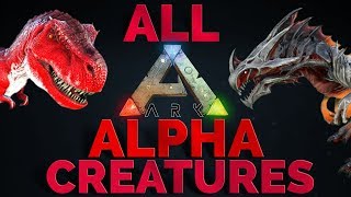 All ARK ALPHA DINOS Spawn Commands  PC Xbox PS4 [upl. by Seluj840]