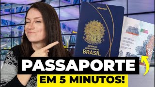 PASSAPORTE BRASILEIRO 2024 COMO FAZER EM 5 MINUTOS Passo a passo documentos preços [upl. by Oni]