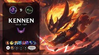 Kennen Top vs Warwick  KR Master Patch 147 [upl. by Nemaj]