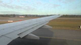 SAS Scandinavian Airlines SK330 Oslo  Trondheim 737600 Safety Takeoff Landing [upl. by Blas]