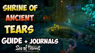 Sea Of Thieves Sunken Kingdom Shrine of Ancient Tears  Guide  Journals [upl. by Huppert]