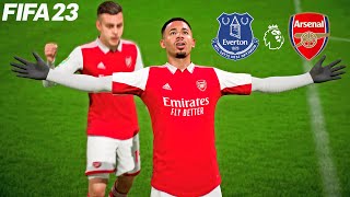 FIFA 23  Everton vs Arsenal  Premier League  Gameplay [upl. by Eddina]