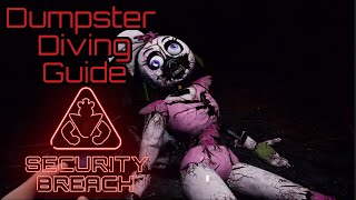 How To Complete Dumpster Diving Misson  FNaF Security Breach [upl. by Ameerahs]