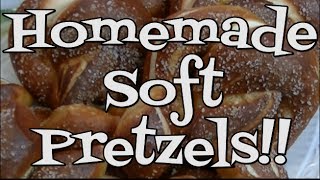 Homemade Soft Pretzels Recipe  Noreens Kitchen [upl. by Marlane]