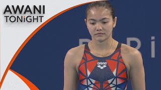 AWANI Tonight Dhabitah Sabri through to Olympic 3m springboard finals [upl. by Ecinahs127]