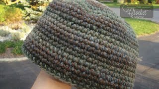 Easy Crochet Adult Beanie Hat [upl. by Nero]