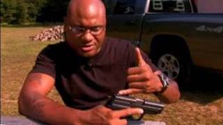 40 Caliber Semi Automatic Handgun Training  How to Make Front amp Rear Sight Adjustment for Handguns [upl. by Ecienahs]