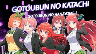 Gotoubun no Hanayome ∬ Season 2 OP  Gotoubun no Katachi  Piano [upl. by Andrey]