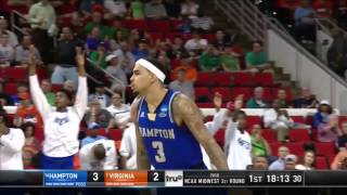 Hampton vs Virginia Quinton Chievous three [upl. by Ahkeber903]