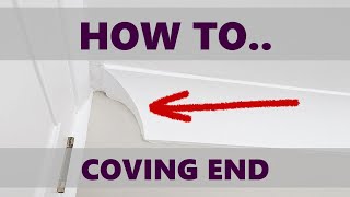 How to finish coving ends [upl. by Laemsi]