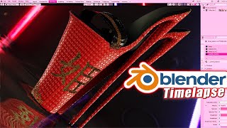 Creating 🦩Flamingo Heels in Blender 291 amp ZBRUSH TIMELAPSE Modeling amp Texturing [upl. by Nancy365]