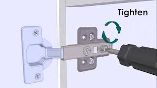 Zenna Home I How to Door Adjust Hinges [upl. by Reyem375]