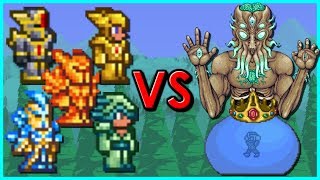 Terraria  5 Different Armors vs Moon Lord and King Slime  How Long Can You Survive [upl. by Issy885]