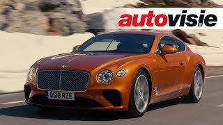 Bentley Continental GT 2018  Test  Autovisie TV [upl. by Aenotna]