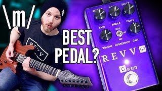 Best Distortion Pedal For Metal  Revv G3  Pete Cottrell [upl. by Ynes435]