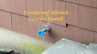 Installing Frostproof Sillcocks and Plumbing [upl. by Aneehsar]