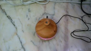 Mini Ultrasonic Air Humidifier  WOOD COLOR  wwwgearbestcom [upl. by Saduj]