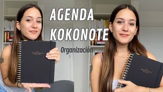 AGENDA KOKONOTE Semana Vista  Cómo ES y cómo me ORGANIZO el DÍA en mi AGENDA  Estudios y personal [upl. by Bibby]