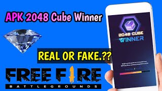 2048 Cube winner free fire real or fake  Pembuktian apk 2048 cube winner [upl. by Nanda]