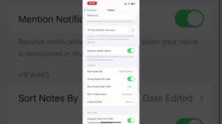 How to sort notes in iPhone shorts notes [upl. by Zednanref135]