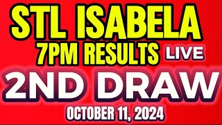 STL ISABELA 7PM DRAW RESULT TODAY OCTOBER 112024 [upl. by Nady608]