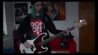 The Distillers  Beat Your Heart Out bass cover  tabs [upl. by Achorn]