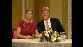 Verloving Prins van Oranje en Máxima Zorreguieta persconferentie 2001 [upl. by Suzan]