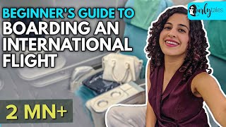 Beginners Guide To Boarding An International Flight  Step By Step  Curly Tales [upl. by Arais436]