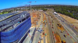 Rail Revitalisation Project Adelaide Yard Works 10 January 2013 [upl. by Sudnor]