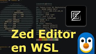 Como instalar Zed Editor en Windows Subsystem for Linux WSL [upl. by Redmer]