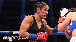 Amanda Serrano knocks out Daniela Bermudez in Ring City Boxing main event  NBC Sports [upl. by Delila]