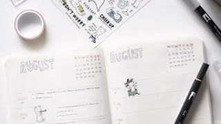 bullet journal august 2018 agosto 2018 [upl. by Centonze]