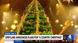 Opryland announces plans for A Country Christmas [upl. by Hgielime]