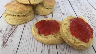 Easy English Scones  Soft and Fluffy  I USED CURDLED MILK 🙊 [upl. by Alverson]