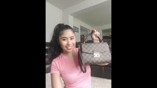 Louis Vuitton Croisette UnboxingReview What Fits 2019 [upl. by Merth]