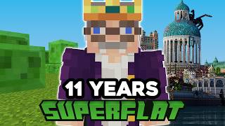 I Survived 11 Years in Minecraft Superflat FULL MOVIE [upl. by Bunting108]