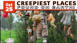 25 CREEPIEST Places On Earth only for the brave [upl. by Holle]