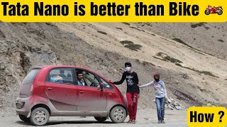 Tata Nano is Better than Bike How   Yes OR No [upl. by Bille]