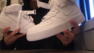 How to Lace Nike Air Force 1👟🔥 BEST WAY [upl. by Aciria]