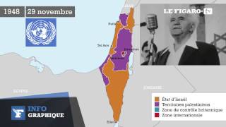 IsraëlPalestine  comprendre le conflit par les cartes [upl. by Tamarra]