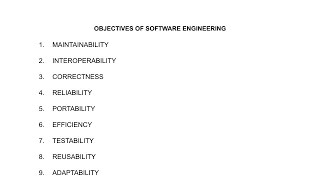 objectives of software engineering [upl. by Cressida]