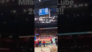 Finale di secondo SET Milano Power Volley VS Lube SuperLega 20212022 Ischicawa Osmany Juantorena [upl. by Yeldar]