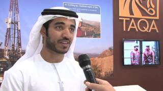 Mayed Al Rayssi Graduate Trainee TAQA at ADIPEC 2013 [upl. by Olifoet168]