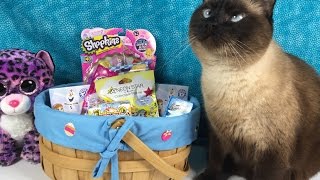 Beanie Boos Shopkins MLP Moshi Neon Star Unicornos Frozen Blind Bag Easter Basket Unboxing [upl. by Torey]