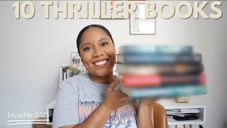 10 Thriller Books I Read in 2023 📖 Thriller Book Recommendations pt 2 [upl. by Siro973]