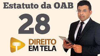 Estatuto da OAB  Aula 28  Idoneidade Moral do Candidato  Art 8º §3º do EOAB [upl. by Ahtera]